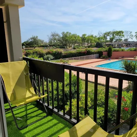 Charming Studio With Swimming Pool At Cap D'agde Апартаменты